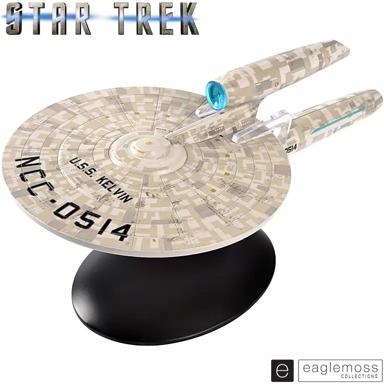 Eaglemoss Star Trek 2009 Movie U.S.S. Kelvin NCC-0514 Ship Replica (No Magazine)